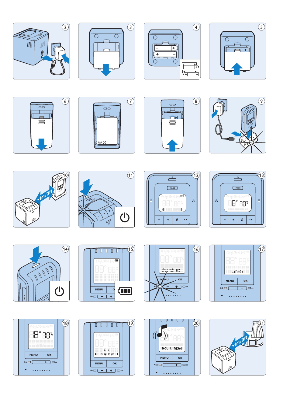 Philips AVENT Vigilabebés DECT User Manual | Page 213 / 216