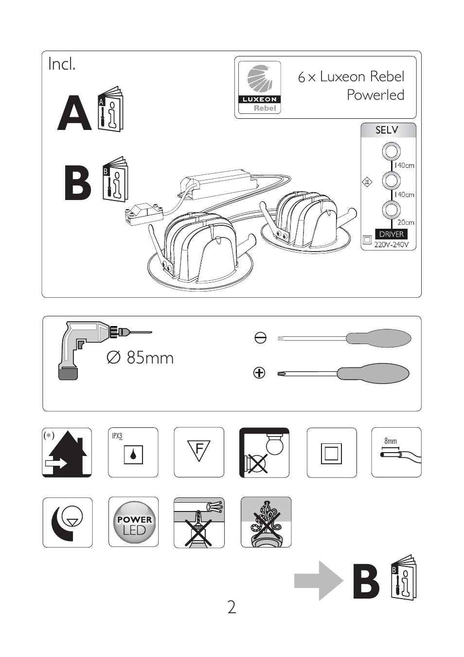 Philips Ledino Foco empotrable User Manual | Page 2 / 38