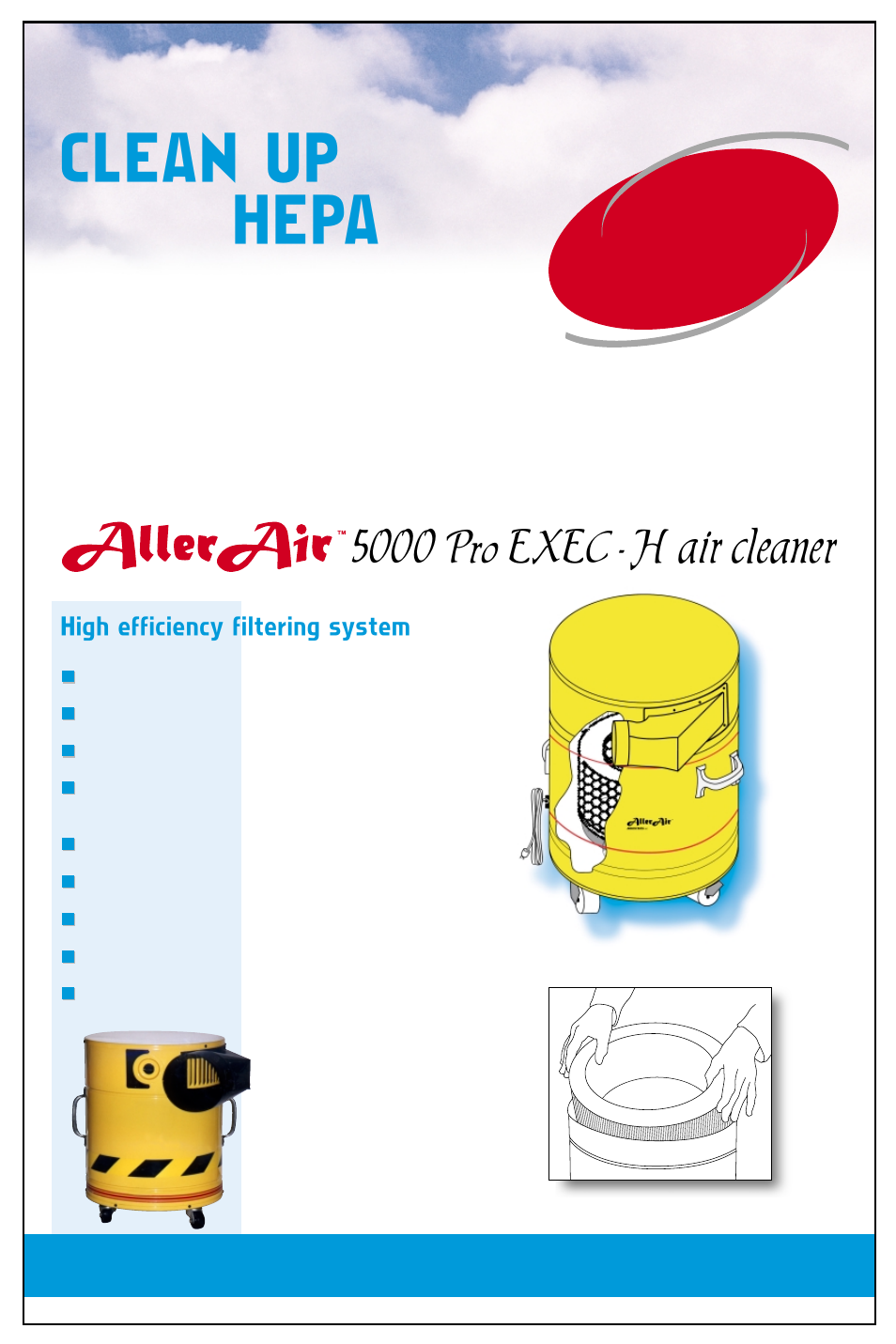 AllerAir 500 Pro Exec H User Manual | 2 pages