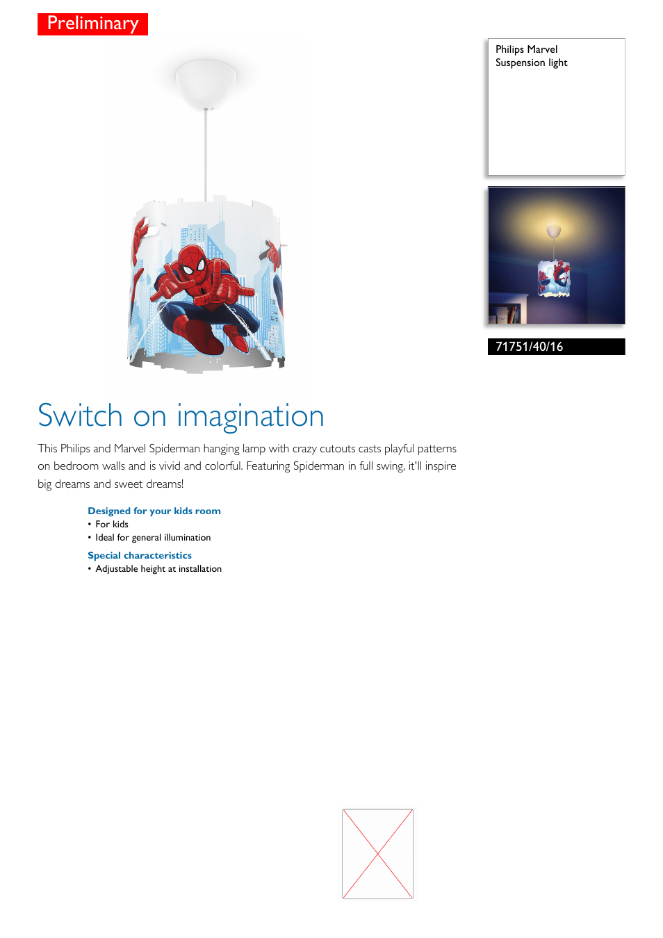 Philips Marvel Colgante User Manual | 2 pages