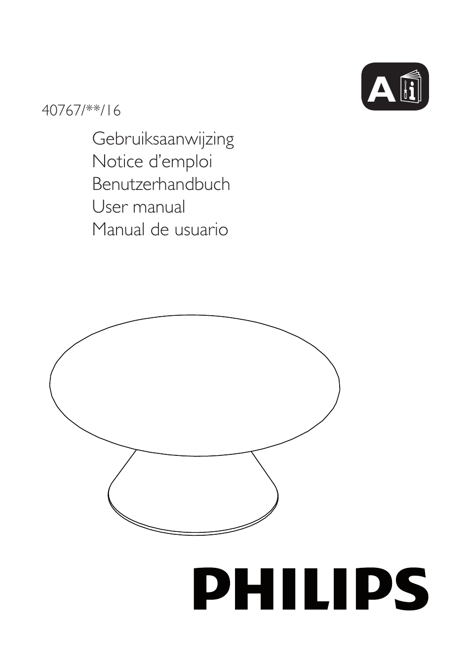 Philips Ecomoods Lámpara de mesa User Manual | 4 pages