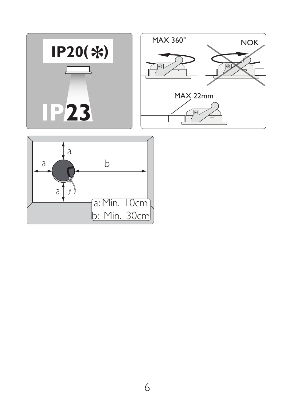 1p23, Ip20( üí) | Philips SMARTSPOT Foco empotrable User Manual | Page 6 / 8