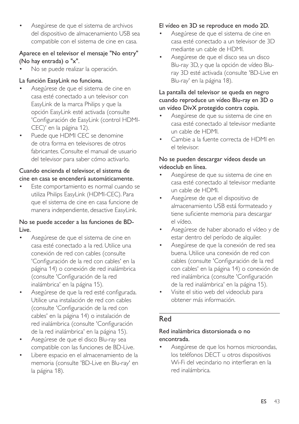 Philips Fidelio SoundHub Sistemas de cine en casa 2.1 User Manual | Page 45 / 54