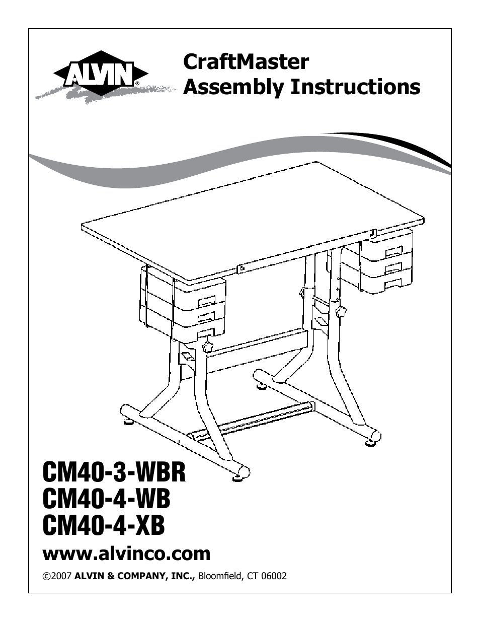Alvin CraftMaster CM40-4-WB User Manual | 10 pages