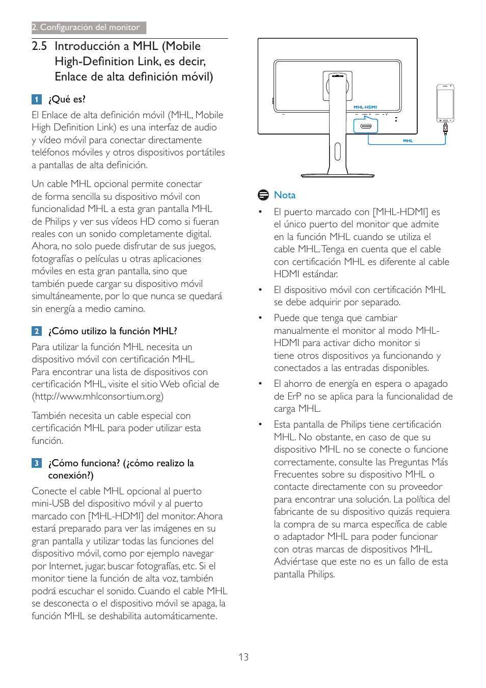 Philips Brilliance Monitor 4K Ultra HD con retroiluminación LED User Manual | Page 15 / 54