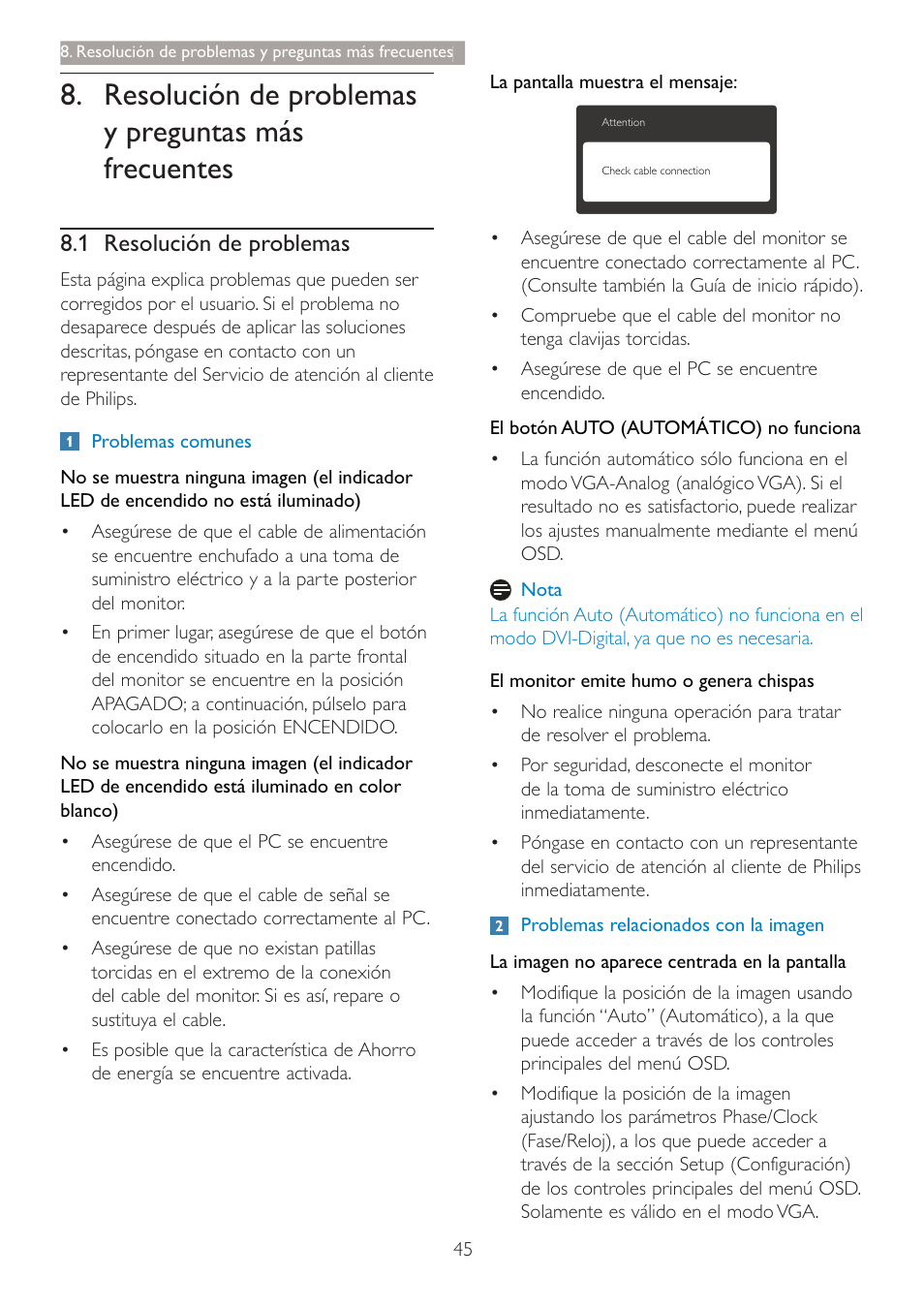 5hvroxflyq gh sureohpdv \ suhjxqwdv piv iuhfxhqwhv, 1 5hvroxflyq gh sureohpdv | Philips Brilliance Monitor 4K Ultra HD con retroiluminación LED User Manual | Page 47 / 54