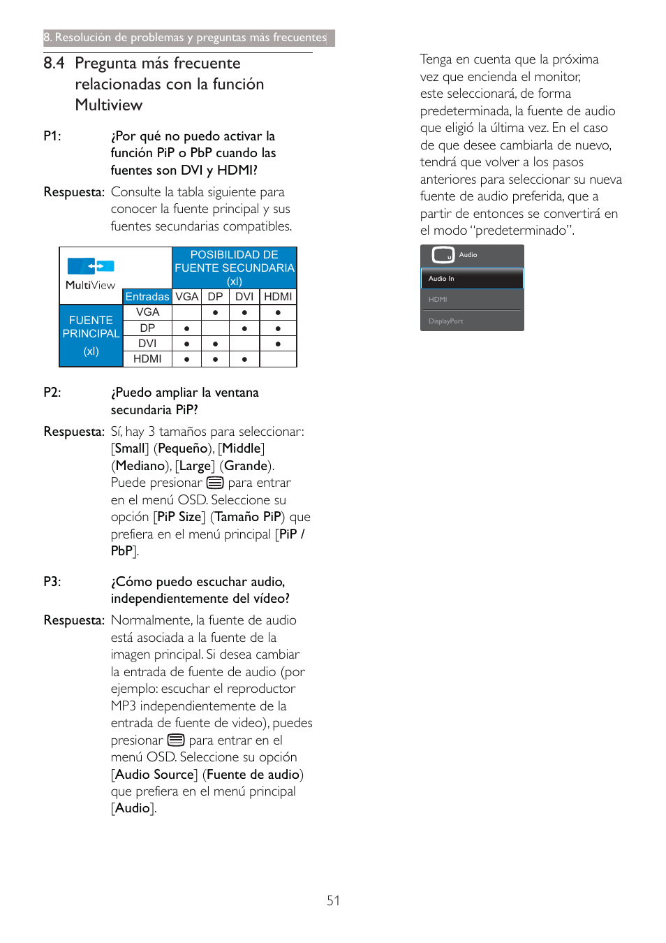 Philips Brilliance Monitor 4K Ultra HD con retroiluminación LED User Manual | Page 53 / 54