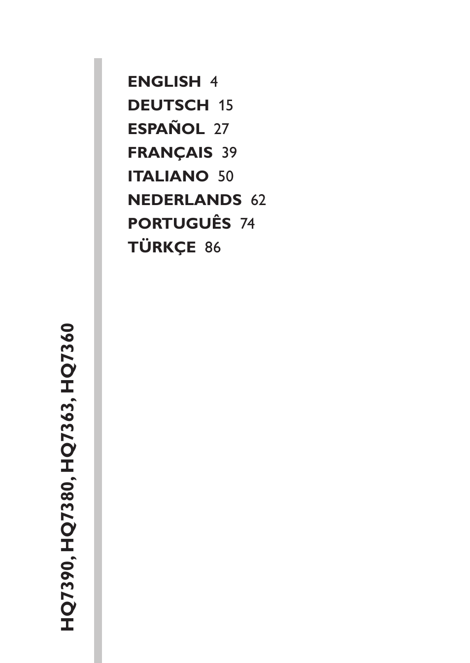 Philips Afeitadora eléctrica User Manual | 96 pages