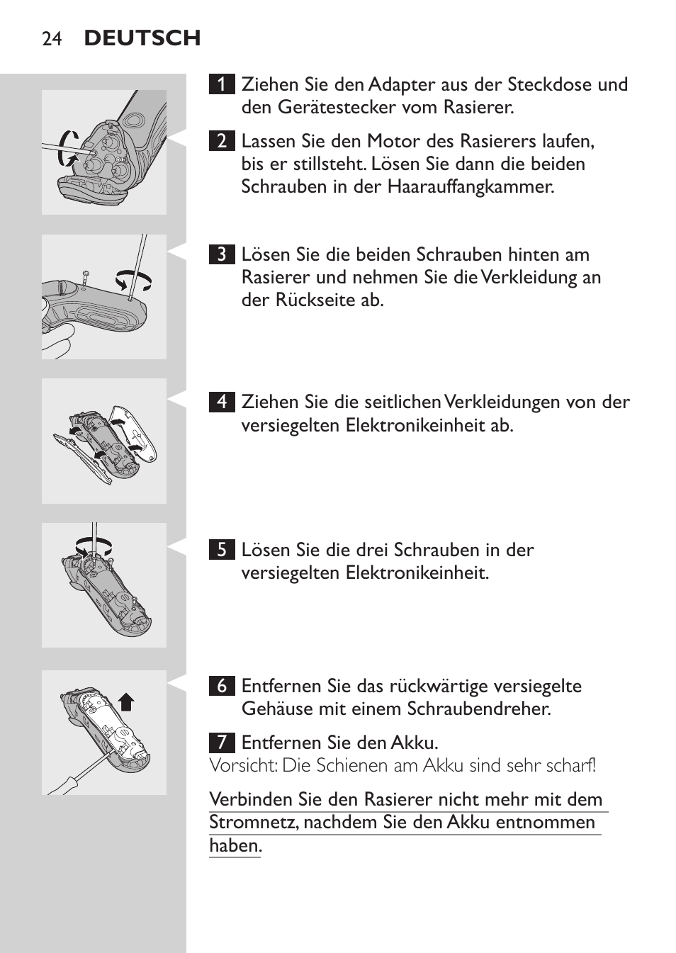 Philips Afeitadora eléctrica User Manual | Page 22 / 96