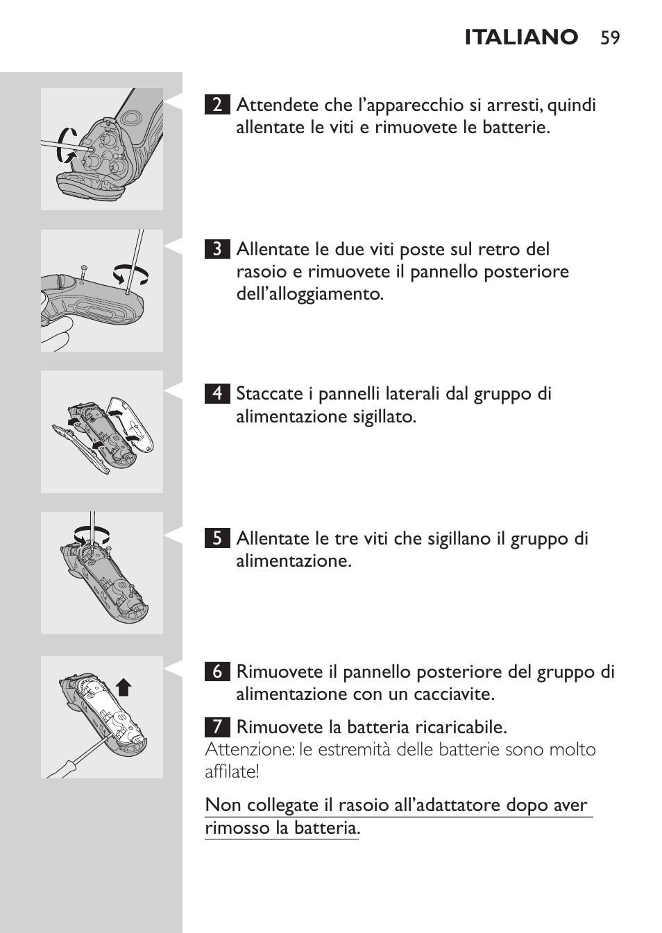 Philips Afeitadora eléctrica User Manual | Page 57 / 96