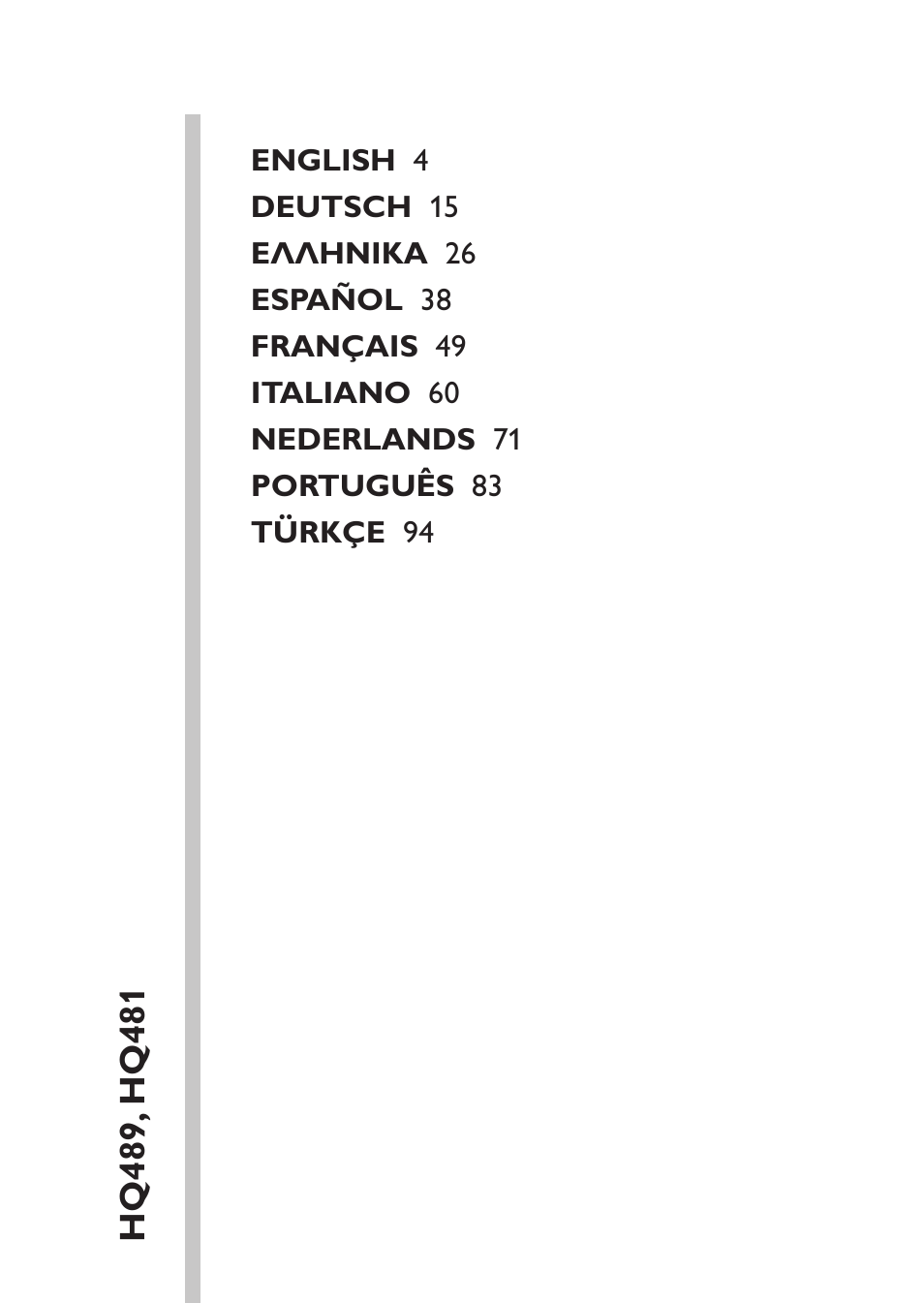 Philips Afeitadora 2 cab. User Manual | 104 pages