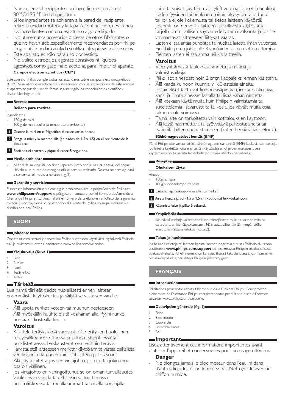 Philips Daily Collection Picadora User Manual | Page 5 / 13