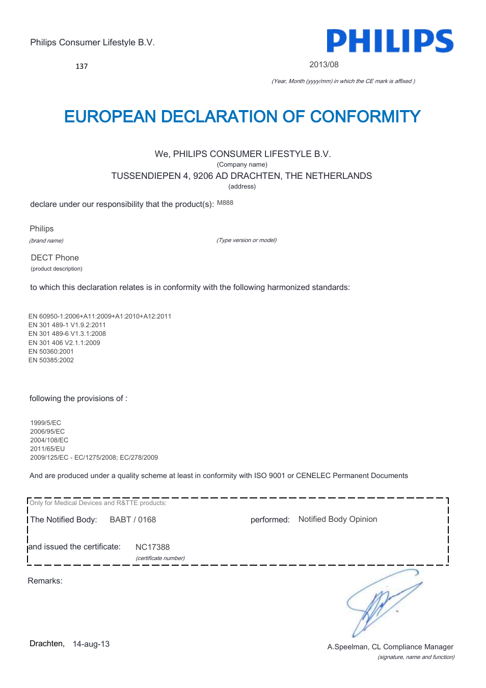 Philips M888 User Manual | 22 pages