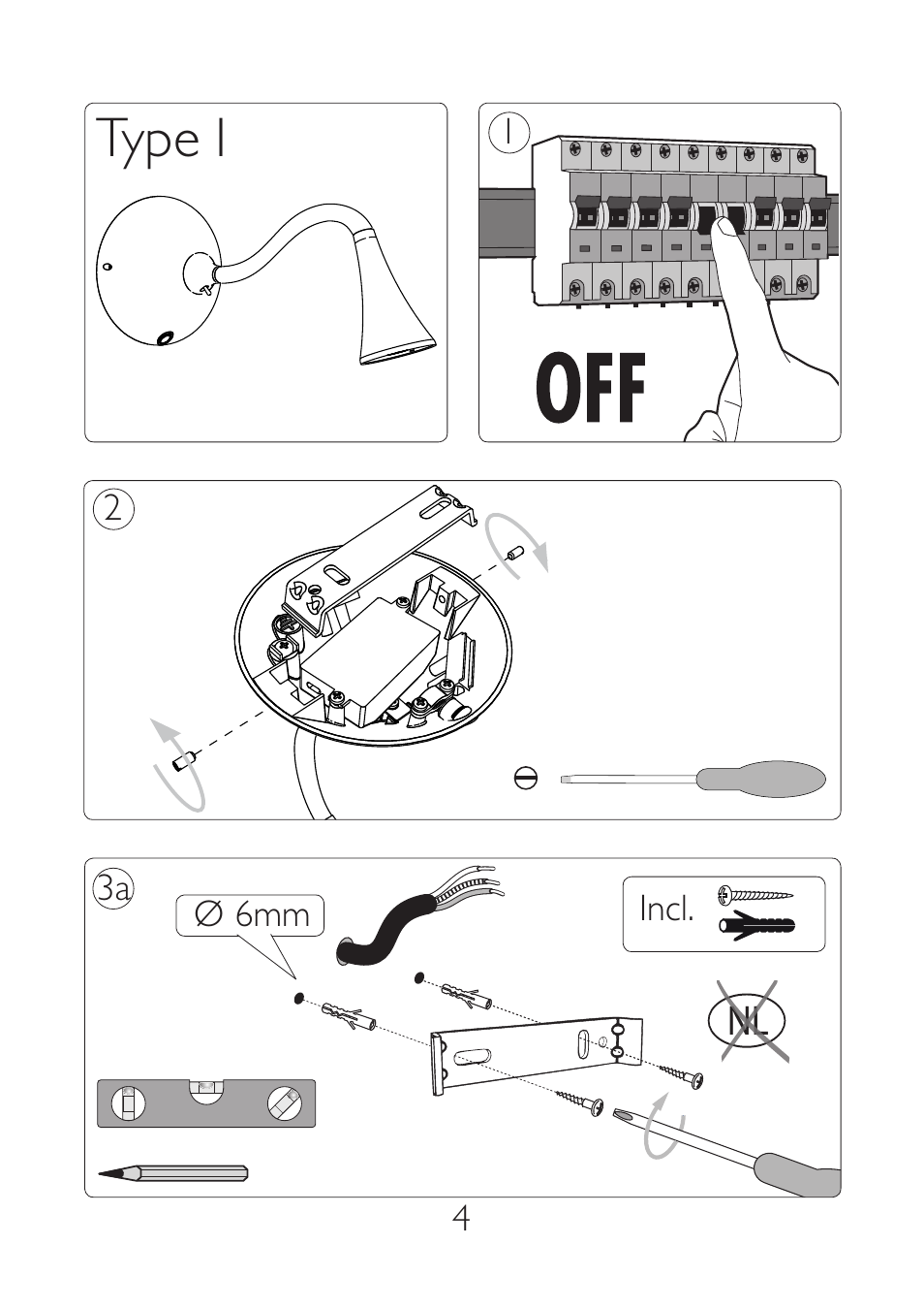 Type i | Philips Ledino Aplique User Manual | Page 4 / 40