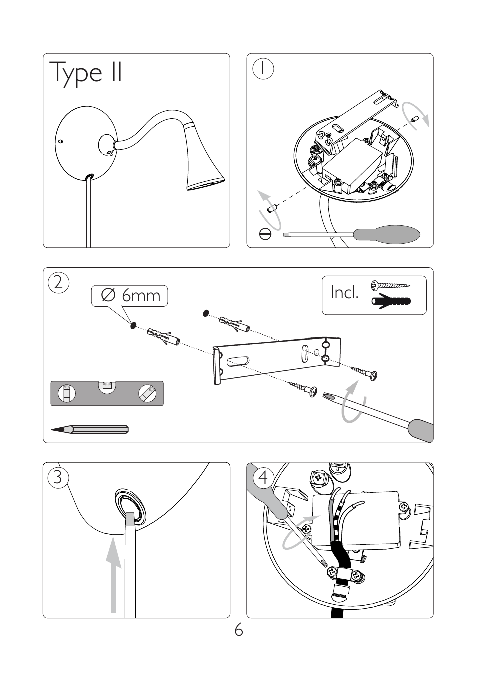 Type ii | Philips Ledino Aplique User Manual | Page 6 / 40