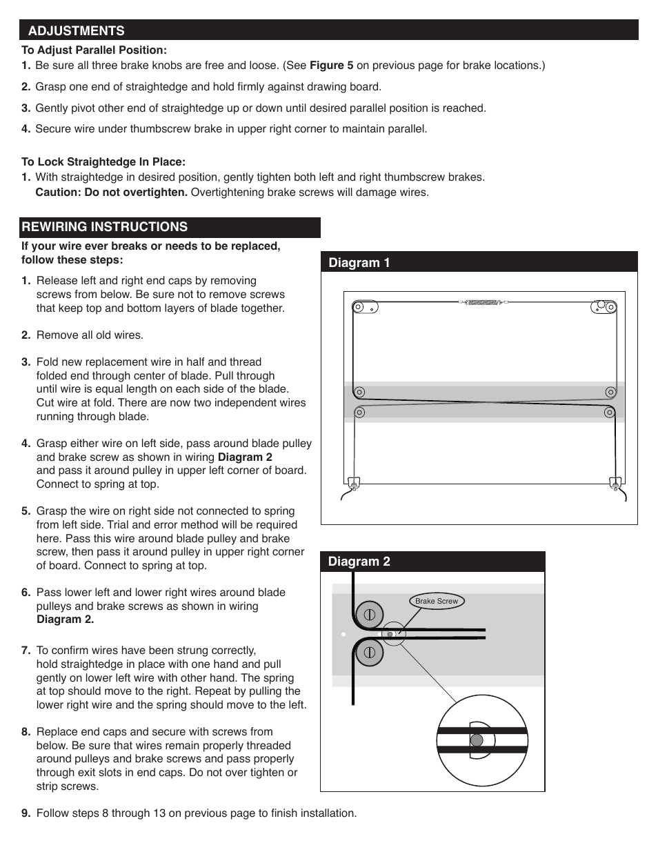 Alvin Parallel Straightedge 2201 User Manual | Page 3 / 4
