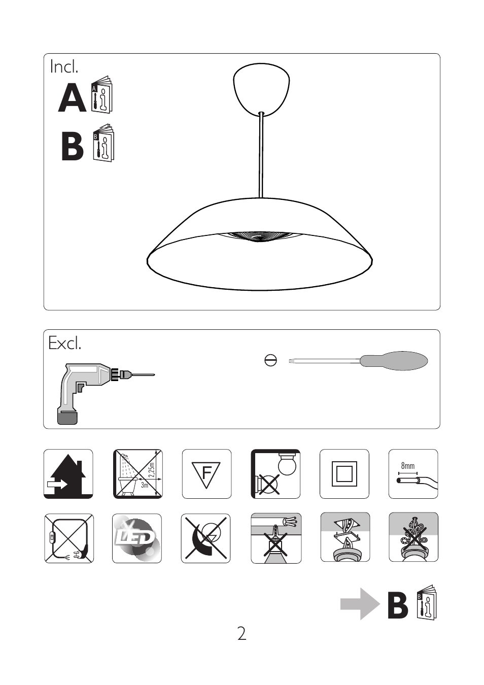 Philips myLiving Colgante User Manual | Page 2 / 4