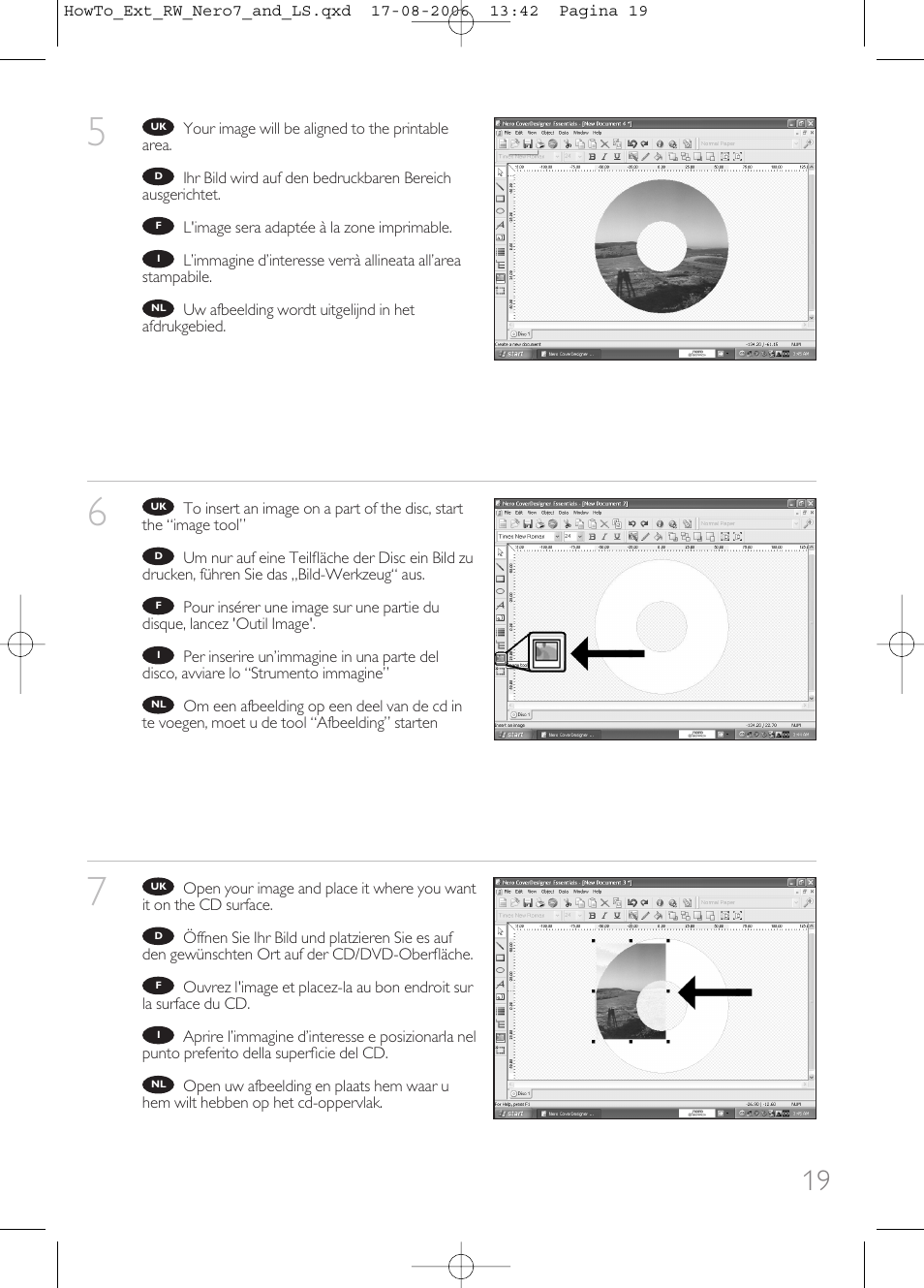 Philips How to for External ReWriters using Nero 7 and LightScribe User Manual | Page 19 / 84