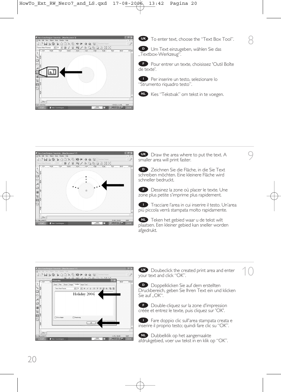 Philips How to for External ReWriters using Nero 7 and LightScribe User Manual | Page 20 / 84