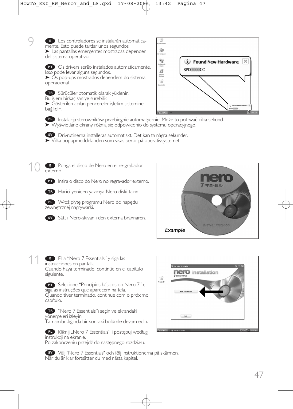 Philips How to for External ReWriters using Nero 7 and LightScribe User Manual | Page 47 / 84