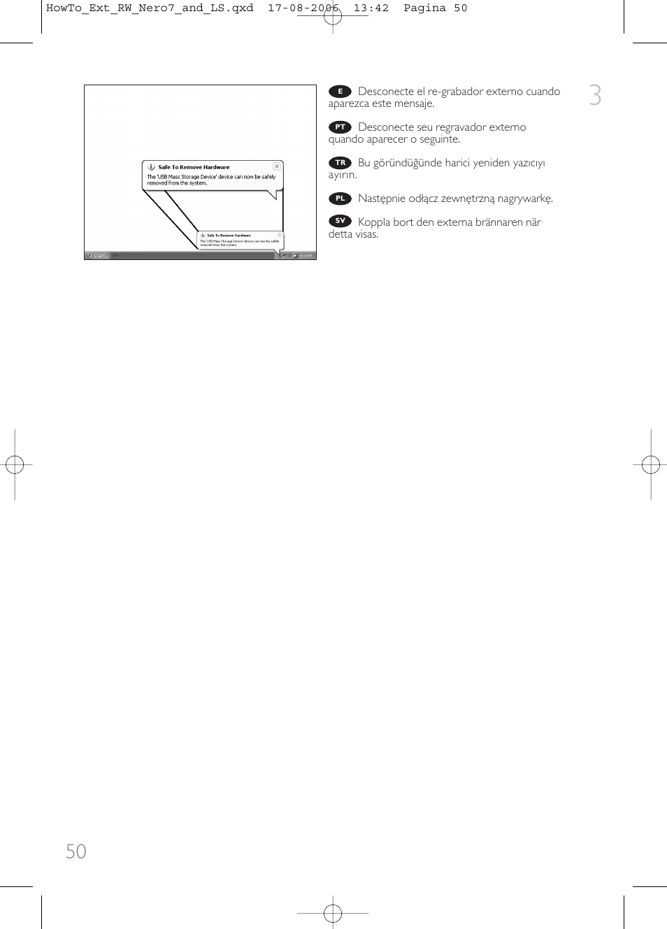 Philips How to for External ReWriters using Nero 7 and LightScribe User Manual | Page 50 / 84