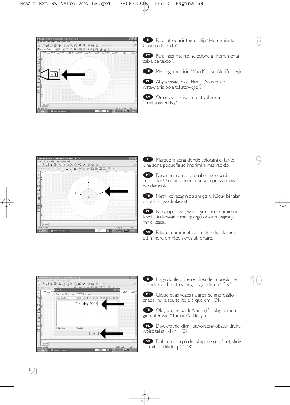 Philips How to for External ReWriters using Nero 7 and LightScribe User Manual | Page 58 / 84