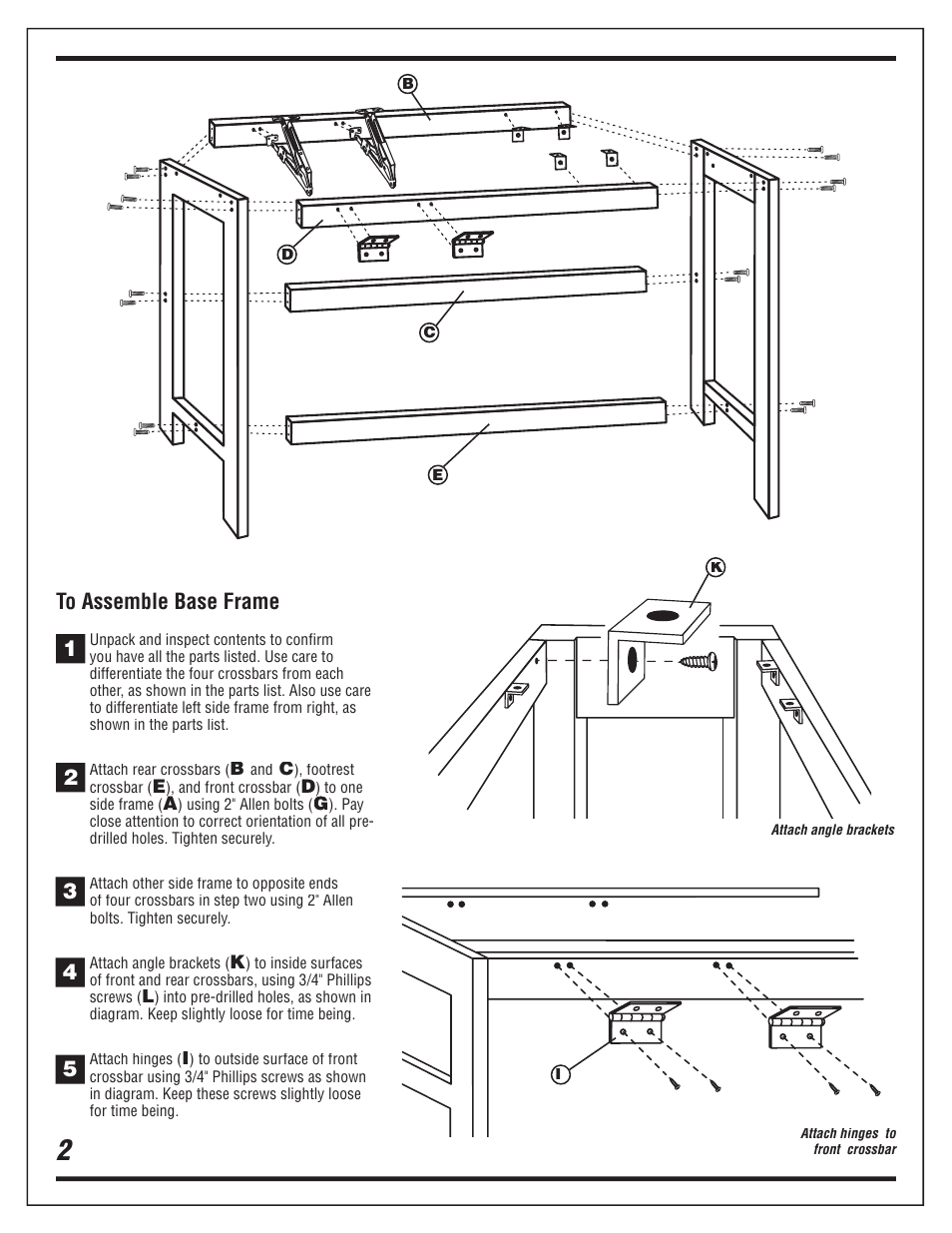Alvin Split Top Drafting Tables Titan II User Manual | Page 2 / 4