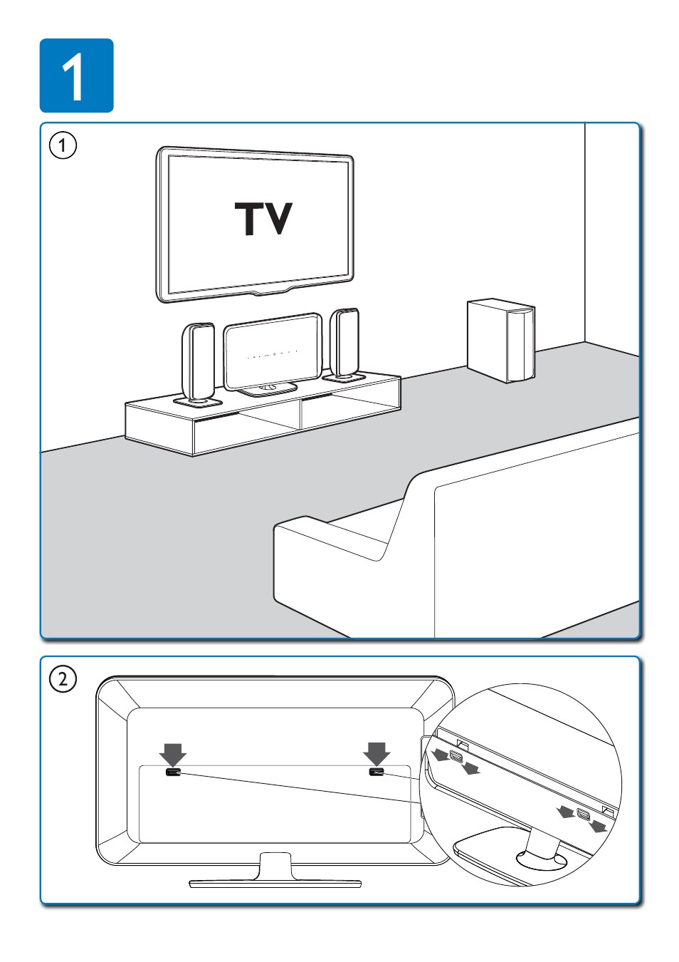 Philips Sistemas de cine en casa 2.1 User Manual | Page 3 / 8