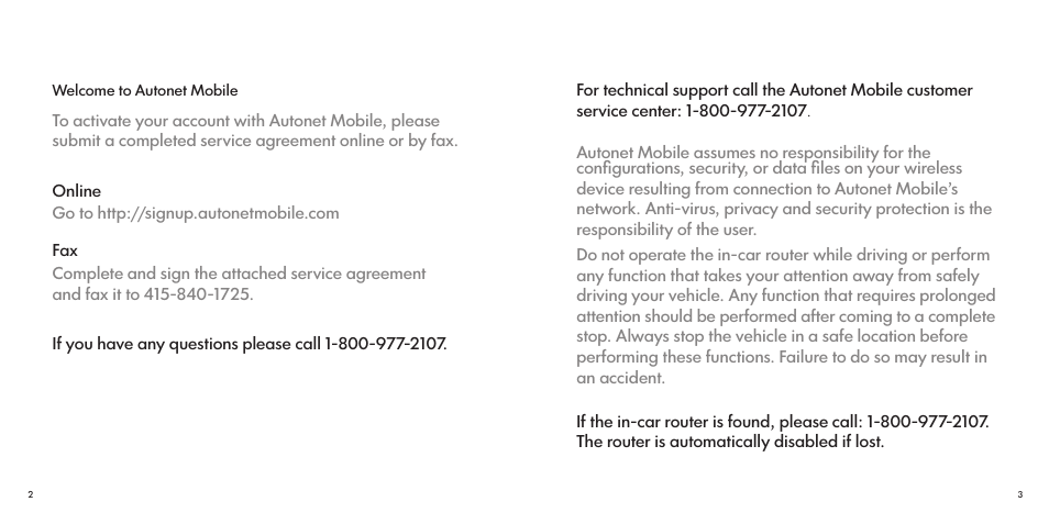 Autonet mobile Carfi User Manual | Page 2 / 15