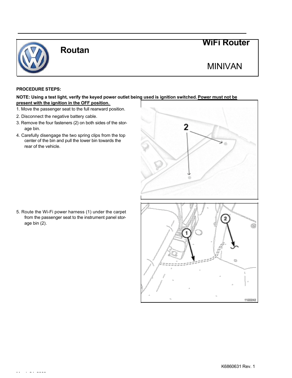 Autonet K6860631 User Manual | 4 pages