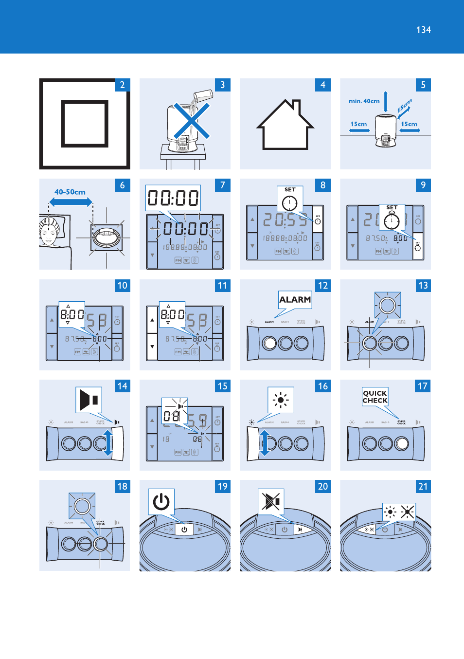 Philips Wake-up Light User Manual | Page 134 / 136