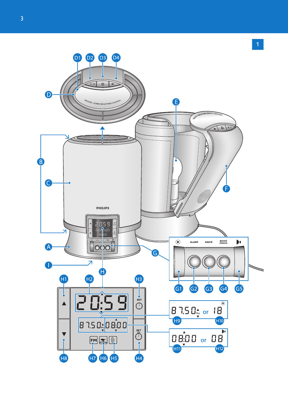 Philips Wake-up Light User Manual | Page 3 / 136