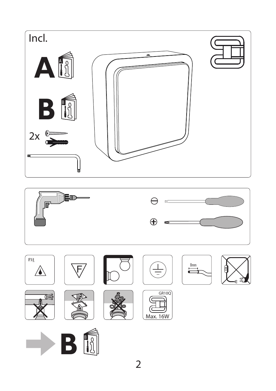 A i b i | Philips Ecomoods Aplique User Manual | Page 2 / 8