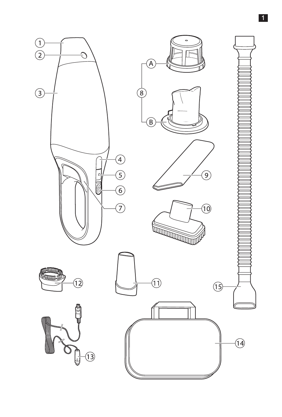 Philips MiniVac Aspirador de mano User Manual | Page 3 / 132