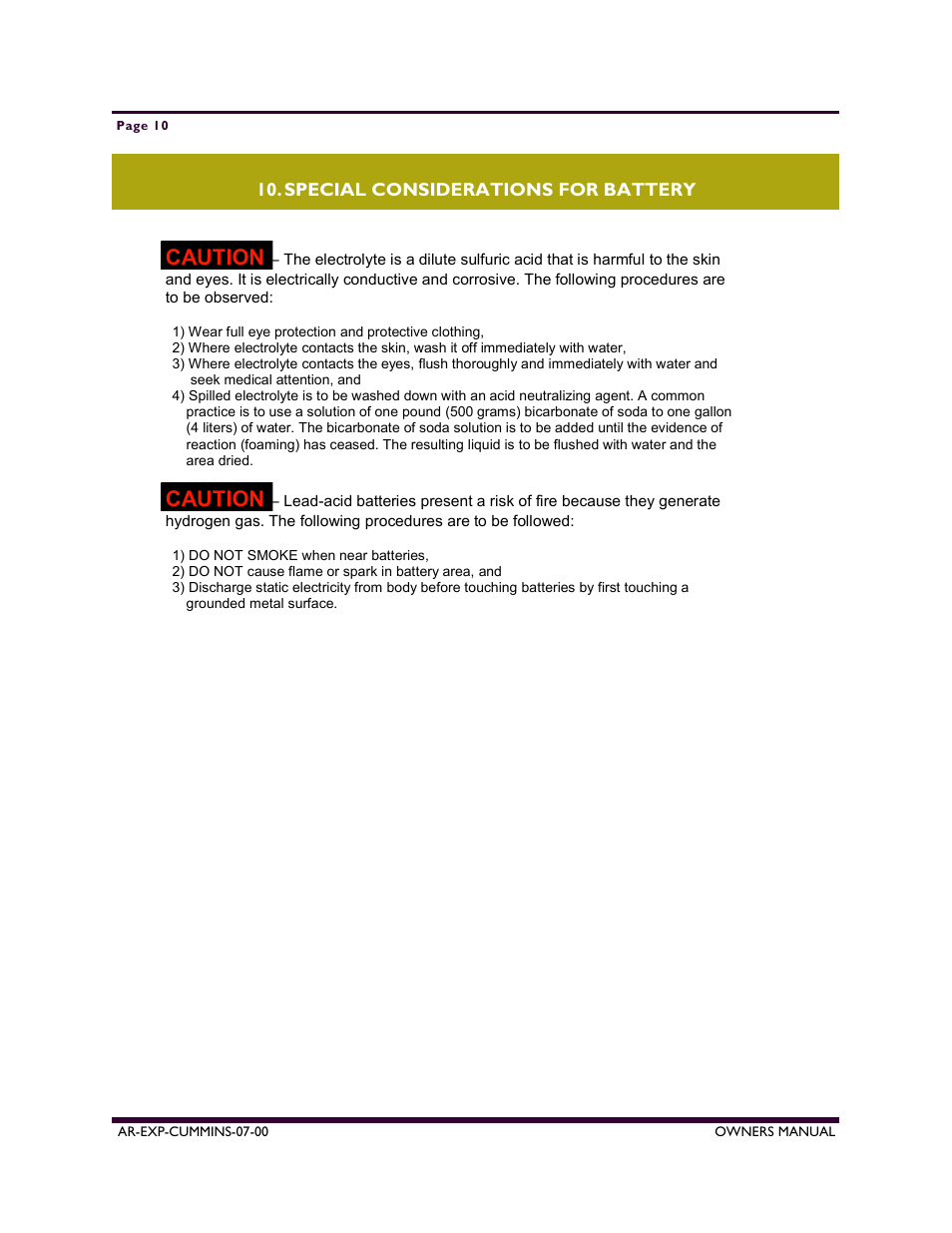 Caution | Armstrong World Industries A50CU User Manual | Page 10 / 43
