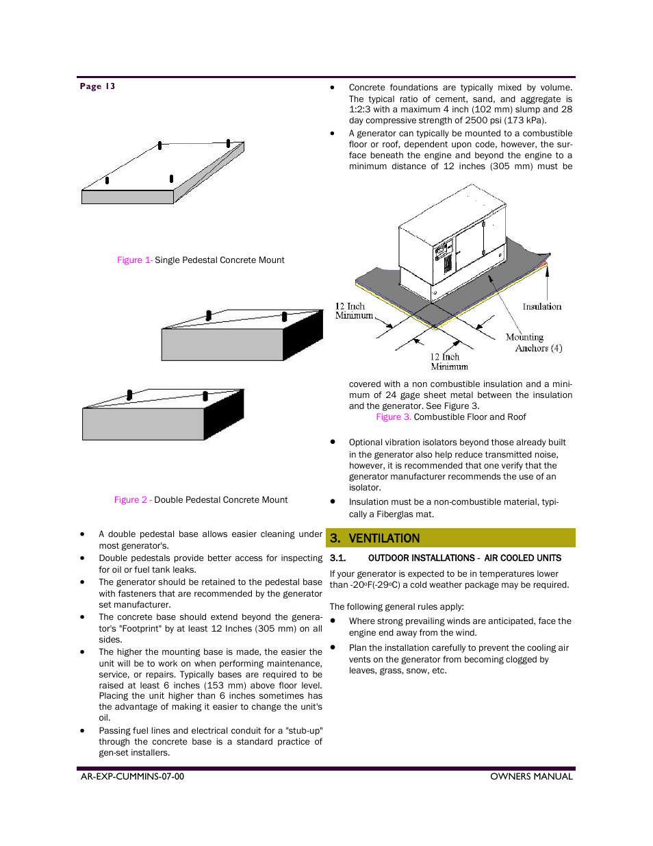 Ventilation | Armstrong World Industries A50CU User Manual | Page 13 / 43
