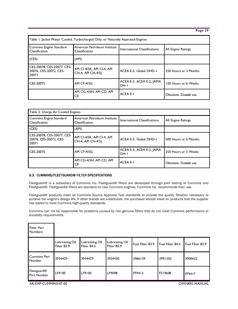 Armstrong World Industries A50CU User Manual | Page 39 / 43
