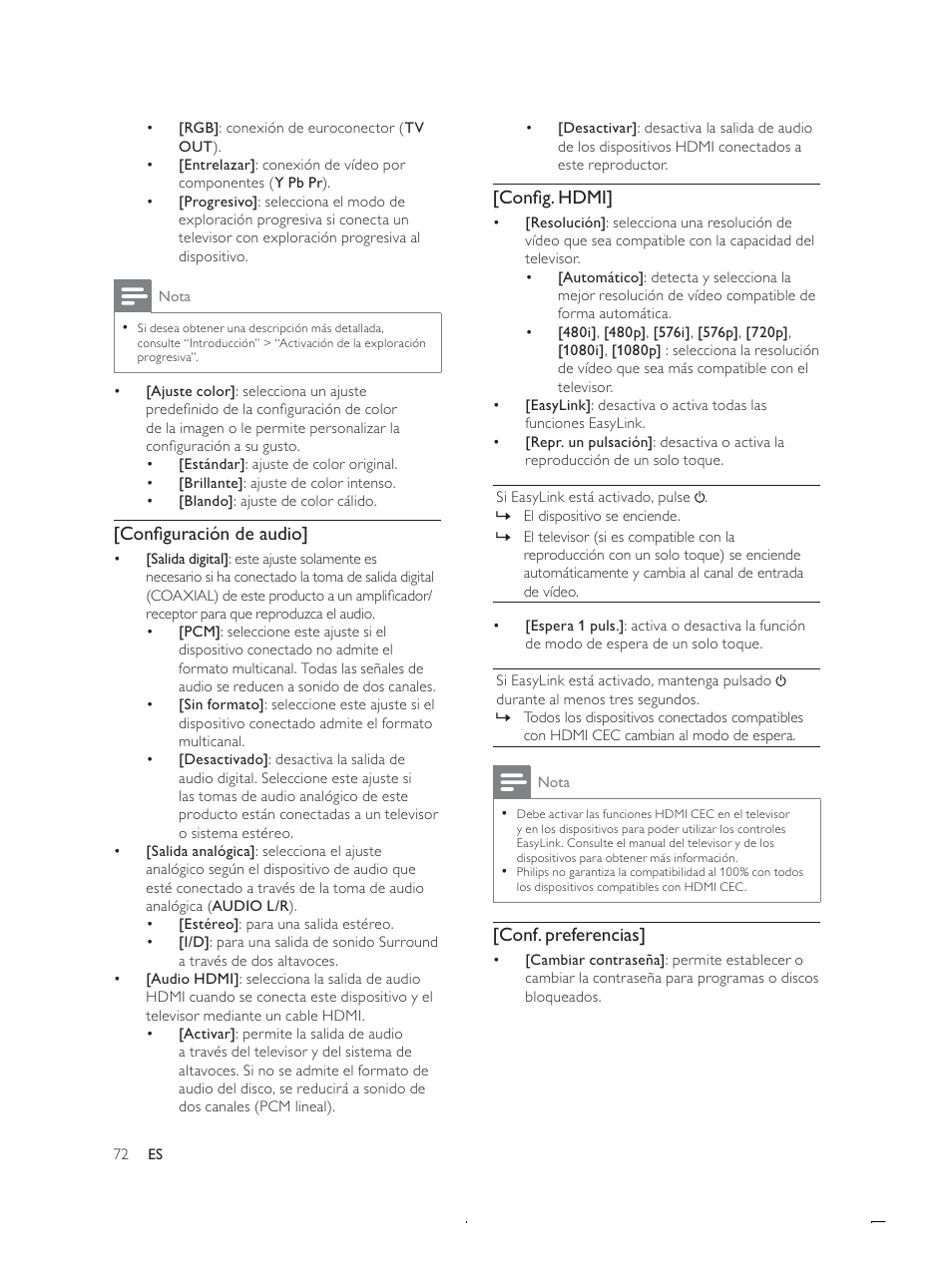 Rqàj+'0, Rqisuhihuhqfldv, Rqàjxudflyqghdxglr | Philips Receptor digital User Manual | Page 16 / 35
