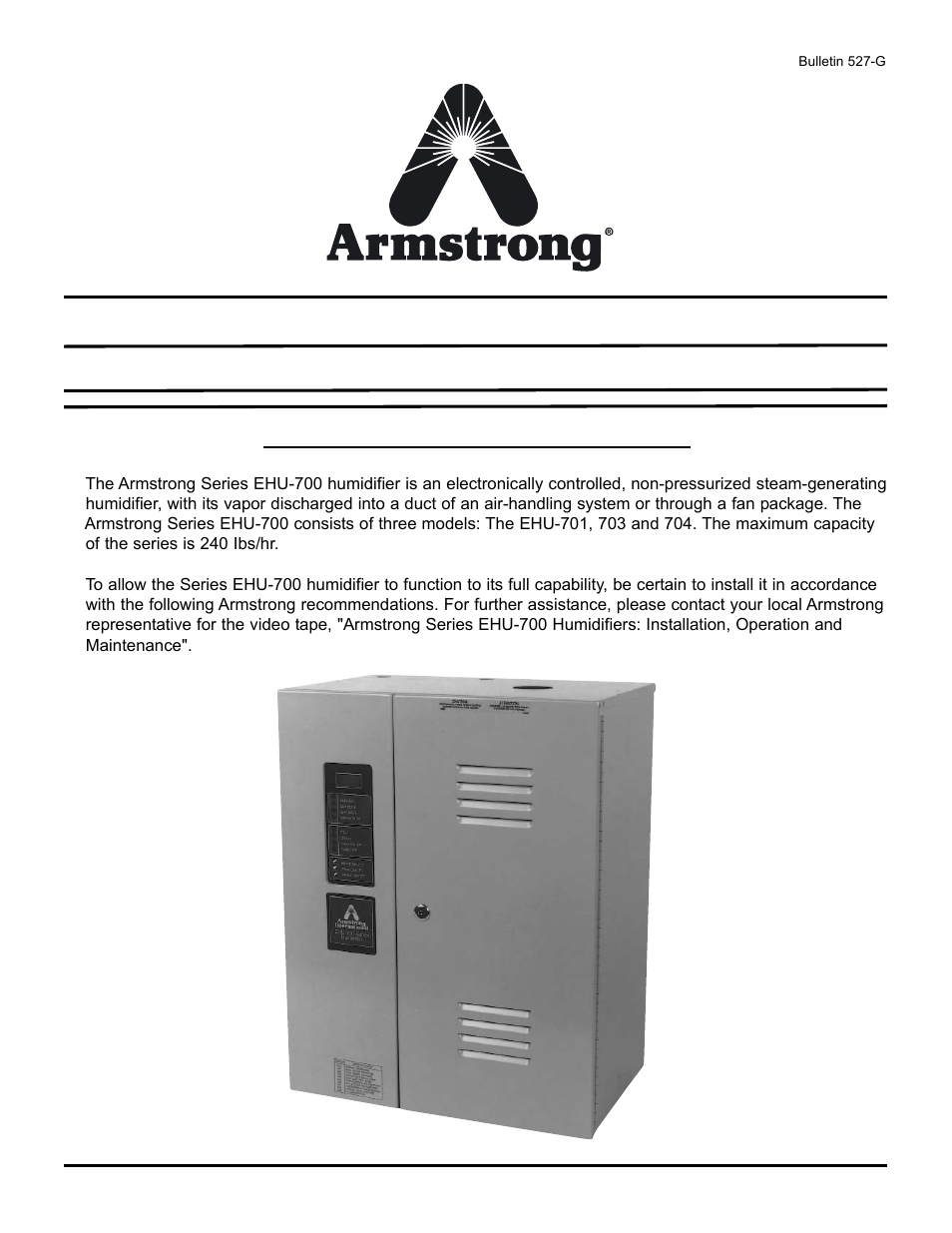 Armstrong World Industries EHU-703 User Manual | 40 pages