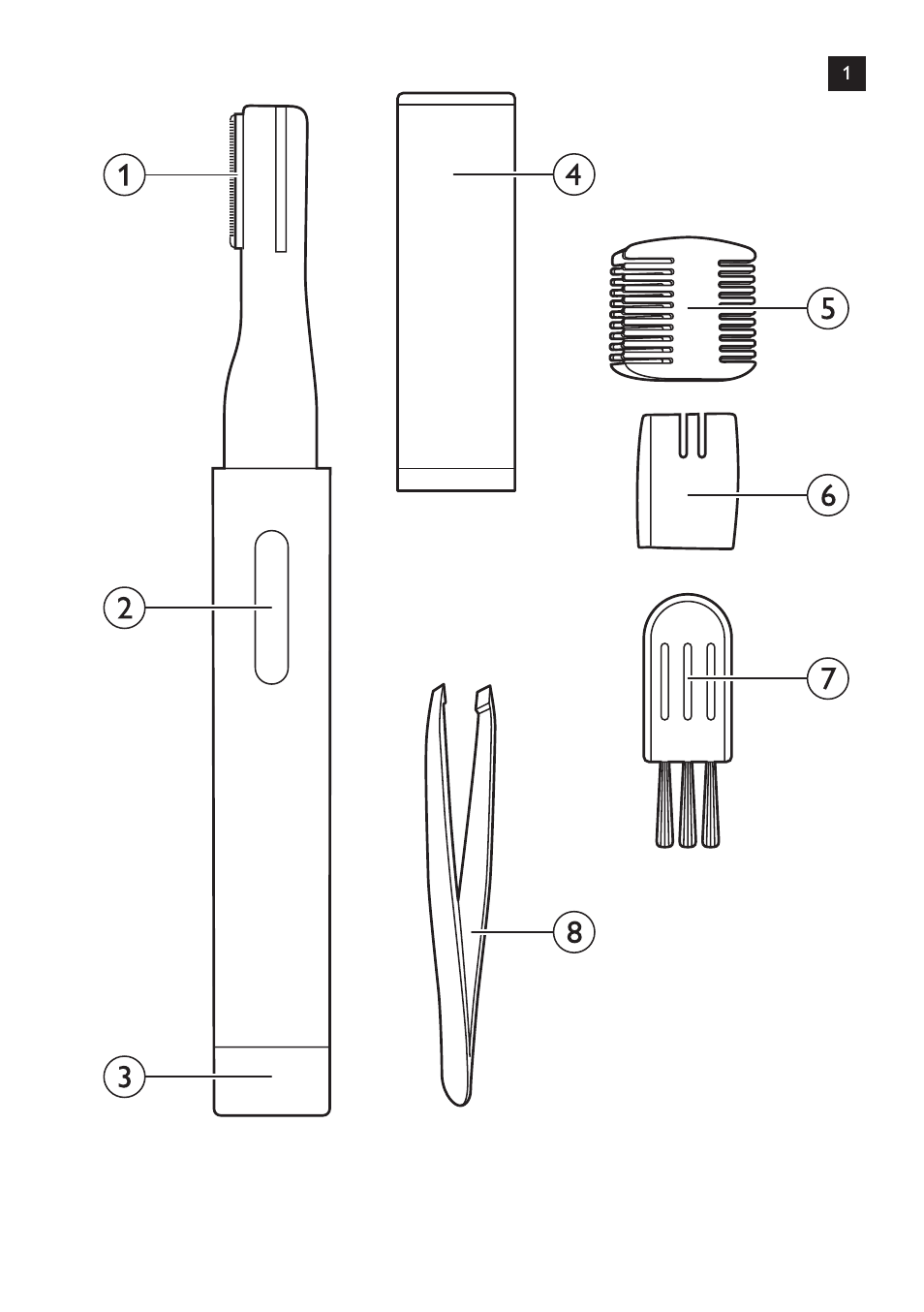 Philips Accesorio recortador de precisión User Manual | Page 2 / 88