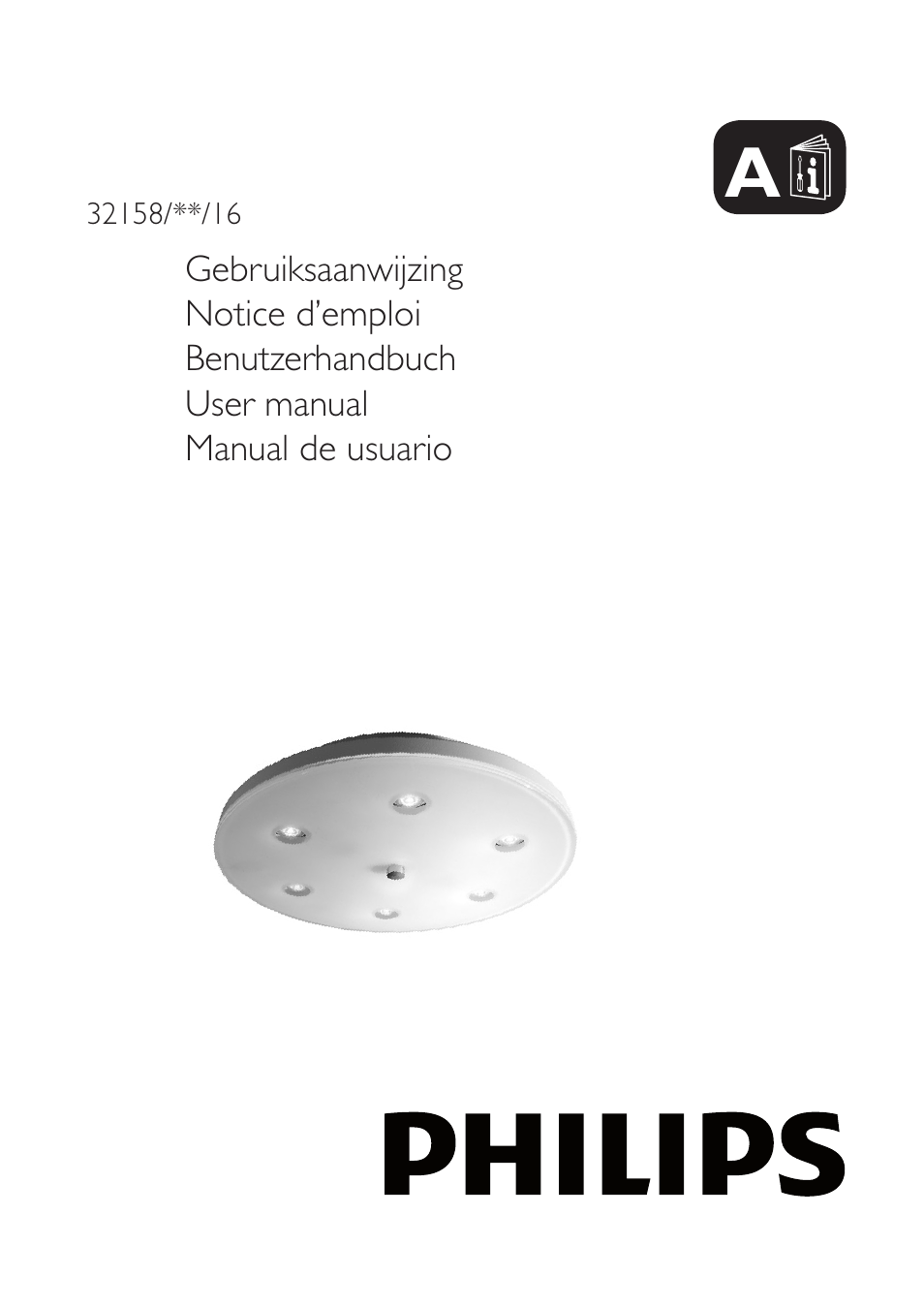 Philips Ledino Plafón User Manual | 8 pages