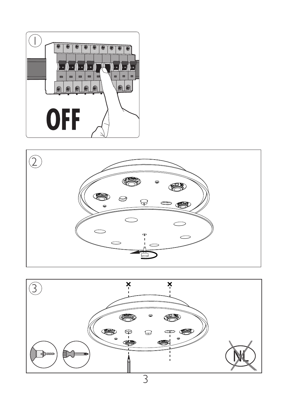 Philips Ledino Plafón User Manual | Page 3 / 8