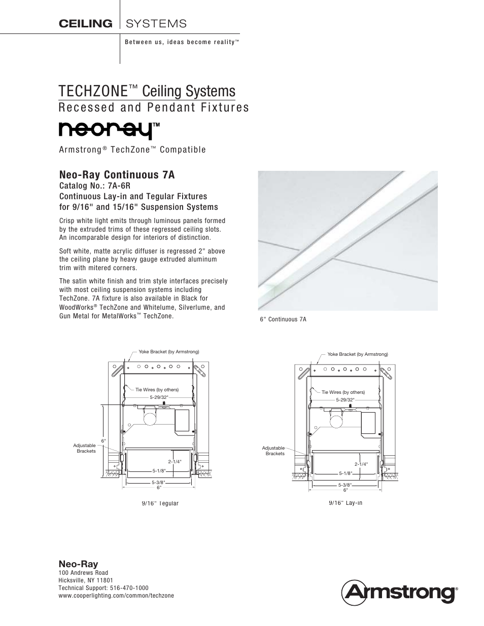 Armstrong World Industries TechZone 7A-660R User Manual | 4 pages