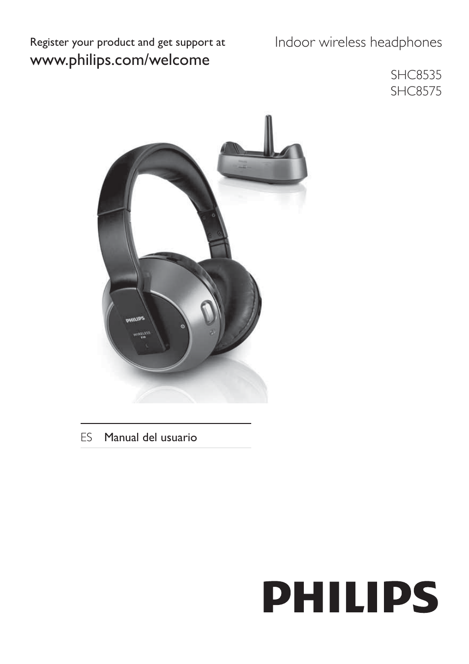 Philips Auriculares Hi-Fi inalámbricos User Manual | 7 pages