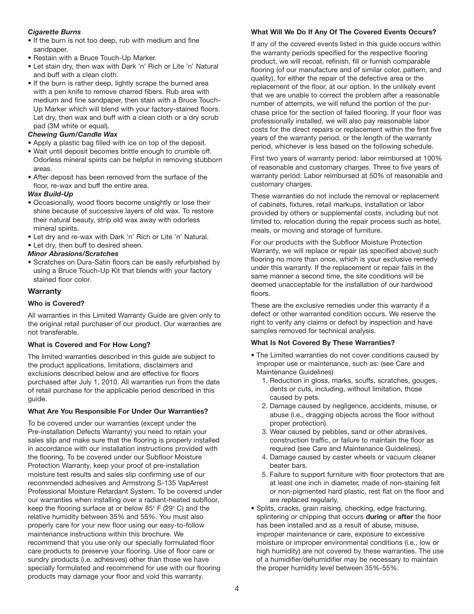 Armstrong World Industries Floor Care User Manual | Page 4 / 7