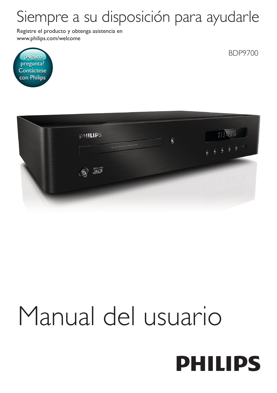 Philips Fidelio Reproductor de Blu-ray Disc User Manual | 32 pages