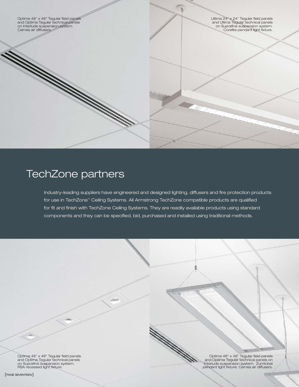 Techzone partners | Armstrong World Industries Ceiling Systems TechZone User Manual | Page 18 / 20