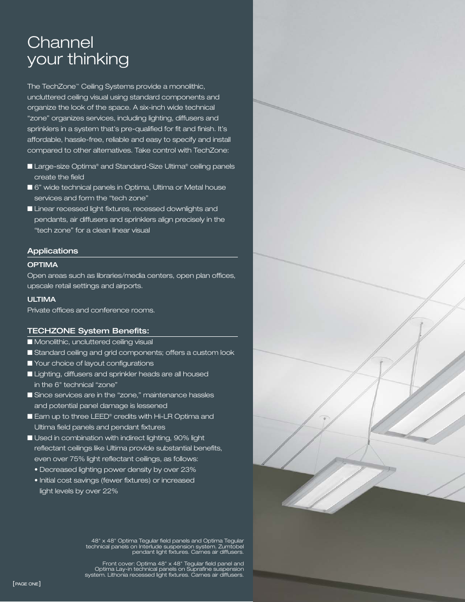 Channel your thinking | Armstrong World Industries Ceiling Systems TechZone User Manual | Page 2 / 20