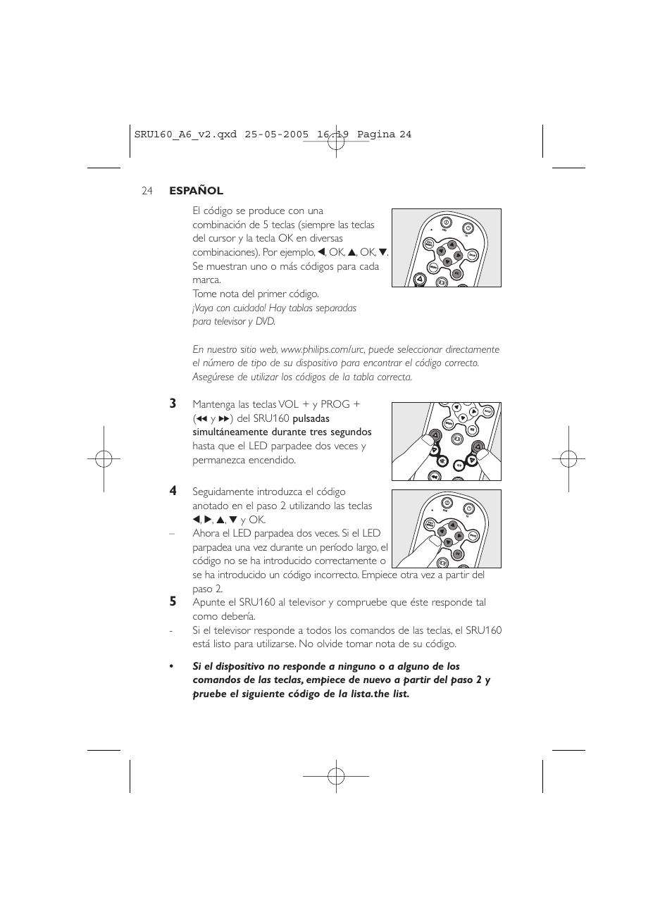 Philips Mando a distancia universal User Manual | Page 24 / 112