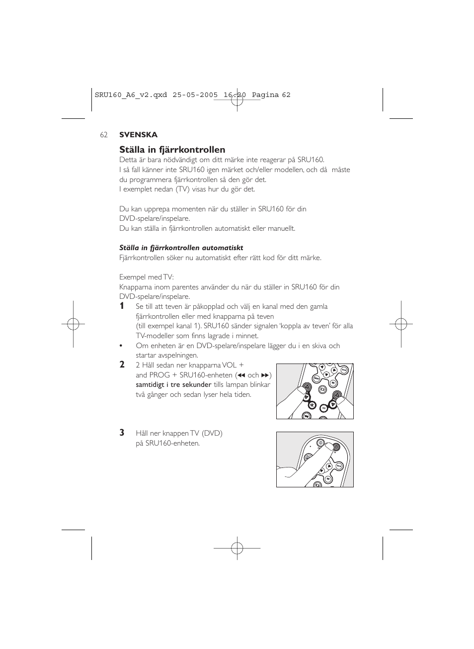 Philips Mando a distancia universal User Manual | Page 62 / 112